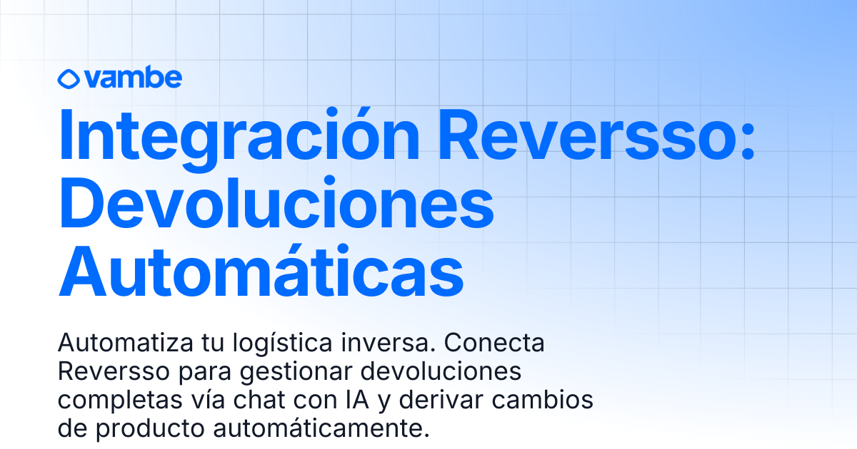 Integración Reversso: Devoluciones Automáticas | Asistente Ecommerce ...