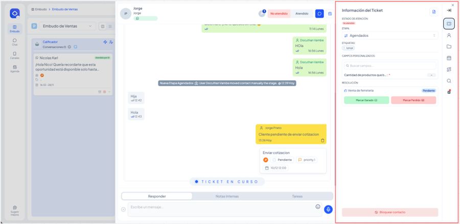 Info ticket